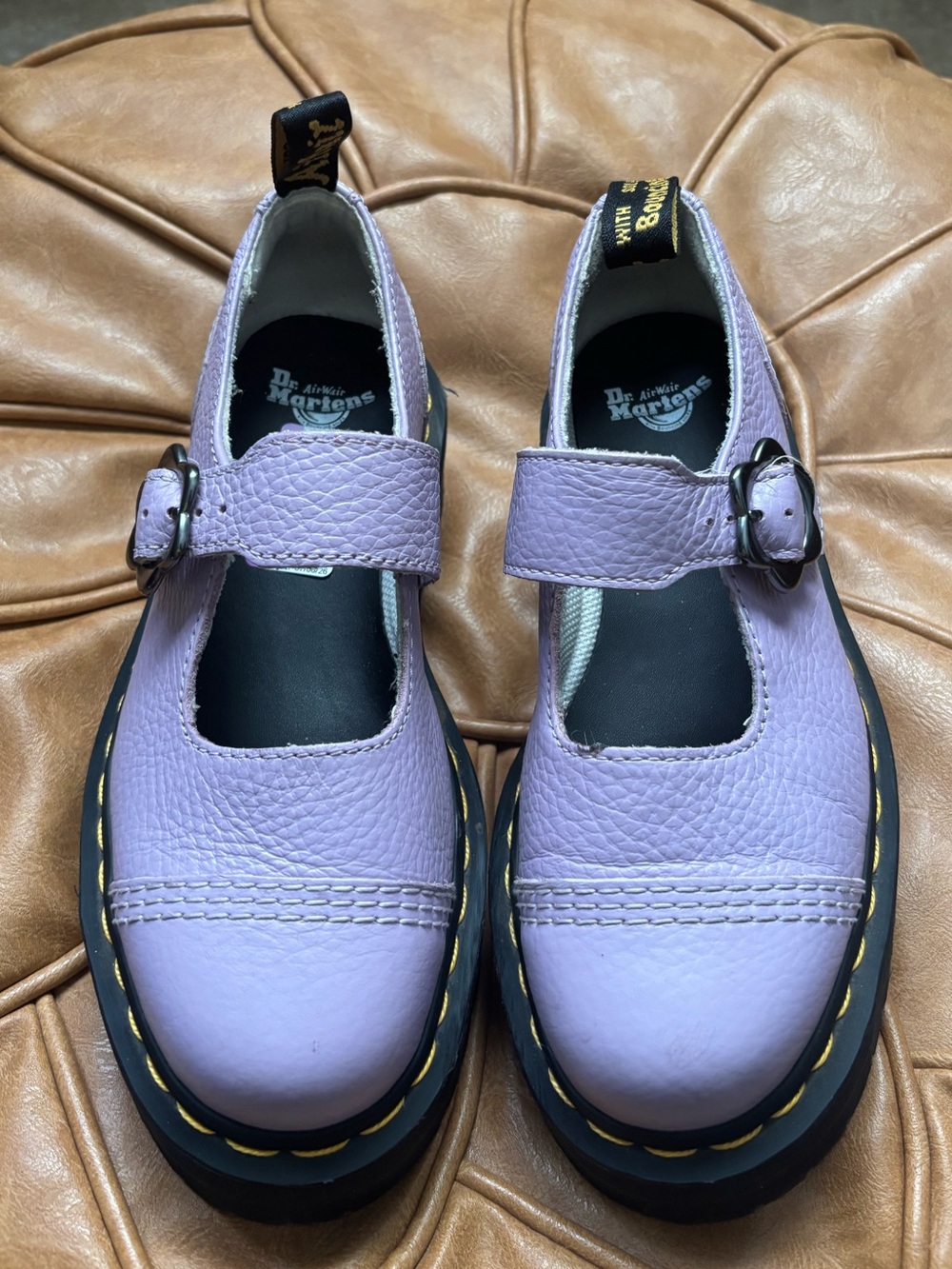 Dr. Martens Addina Quad Flower Mary Janes Lavender - Picture 4 of 11